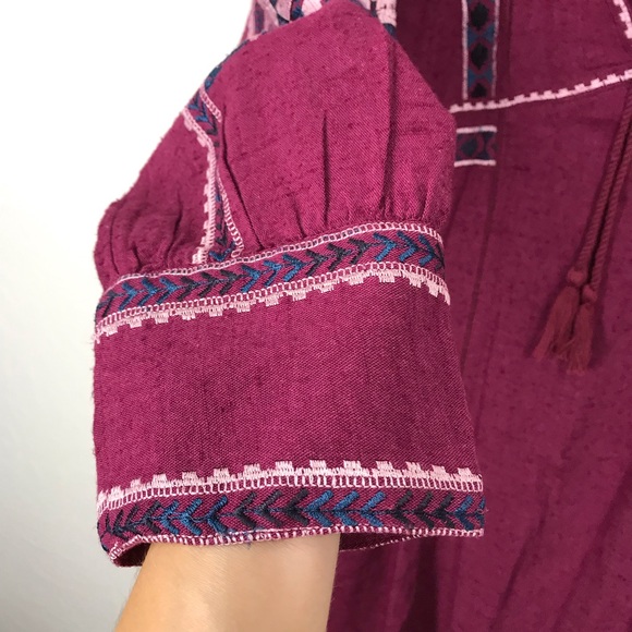Free People raspberry tunic dress sz Small - Picture 4 of 6